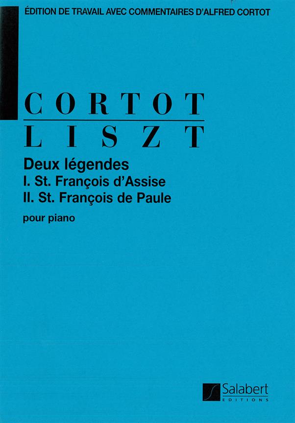 Deux légendes - St. François d'Assise, St. François de Paule - Ed. A. Cortot - pour piano - pro klavír